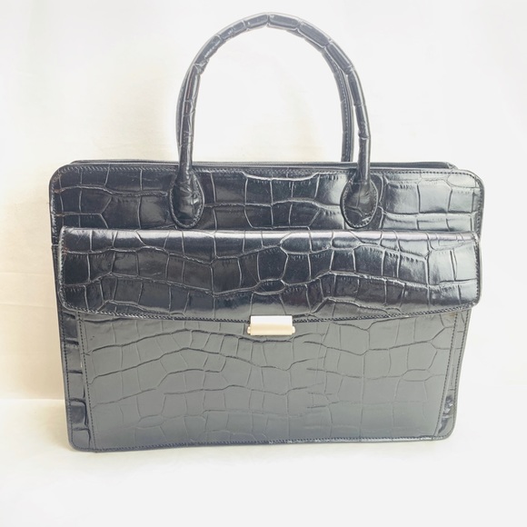 Wilsons Leather Handbags - Wilson leather organizer career attaché bag